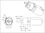 High-quality service planetary reducer Small right-angle precision planetary reducer Helical gear reducer