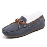 High Quality 	 Winte Womens Popular Shoes Flats  girls casual flat shoes with cotton fabric