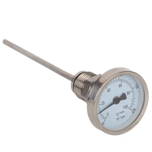 High quality wws series capillar thermometer Temperature Gauge Dial Thermometer