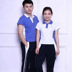 high school polo shirt with school uniform design
