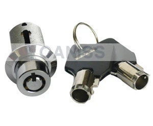 High security zinc alloy pin code sliding door button tubular cylinder 23mm push lock