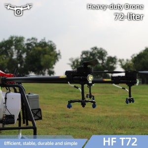 High Tech Autonomous 72L Long Range 8 Axis 16 Nozzle Uav Powered Brushless Pump Drone for Agriculture