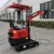 Import Hightop Brand 1T mini digger crawler excavator machine from China