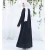 Import HJ BMDR0057 Wholesale Simple Abaya Muslim Islamic Clothing Women Robe Long Dress from China