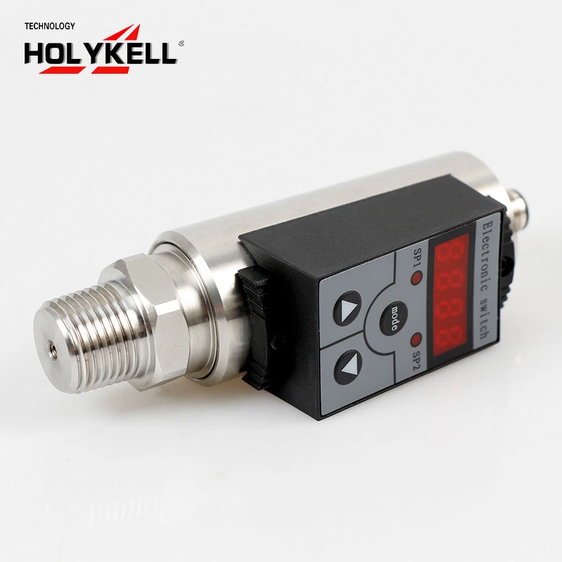 Holykell button intelligent smart pneumatic digital pressure switch