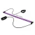 home yoga exercise fitness adjustable pilates stick  bar with resistance band with pull rope