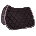 Horse Saddle Pad Black, equine horse equipement