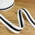 Import Hot Sale 25mm Stripe Flat Elastic Ribbon Webbing For Sportswear from China
