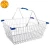 Import Hot sale 304 stainless steel wire shopping storage basket from China