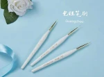 hot sale 3pcs professional wood handle nail art painting liner brush for nail salon