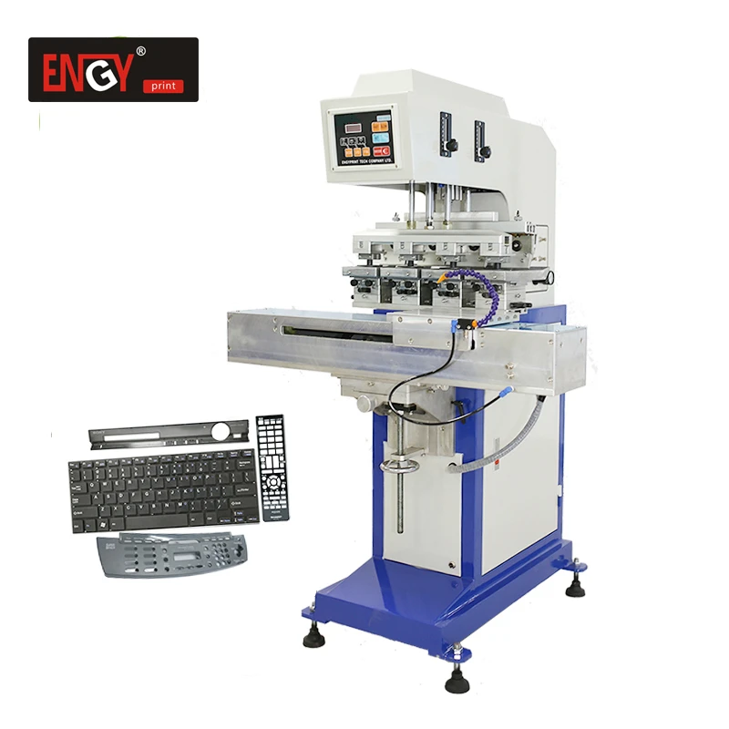 Hot-Sale 4 Color Tampography pad Printing Machine