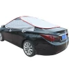 Hot sale convenient spire waterproof steel wire sun protection half car cover