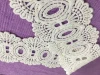 hot sale crochet table cloth lace trim soft feeling 100cotton  fabric