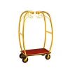 hot sale custom hotel trolley lobby luggage cart for hotel