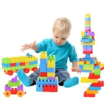 Hot Sale Early Education Plastic Blocks Large Puzzle Particles Building Blocks For Kids