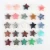 Hot Sale high-quality crystals healing stones 1 inch ornament variety  quartz crystal small star for gift