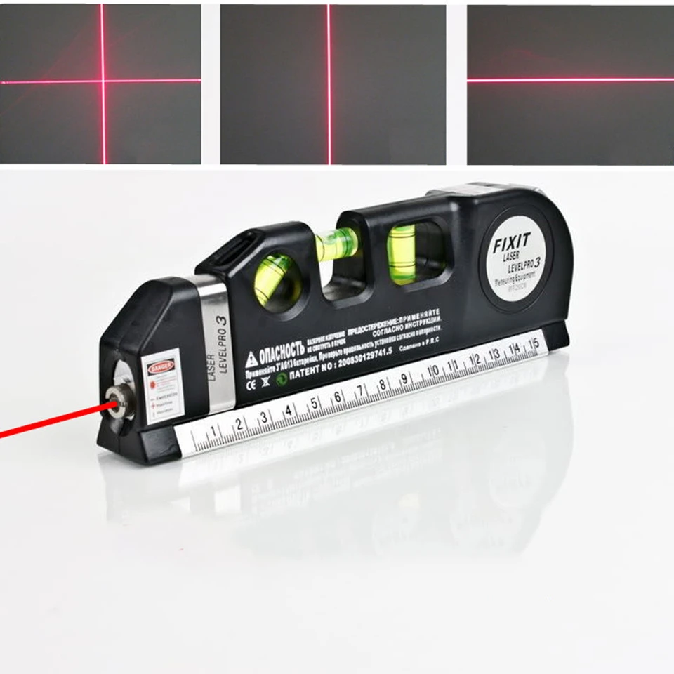 Hot Sale Lasers level levelling 3 Lines Laser Profissional Horizon Vertical 5.5m Ruler Multipurpose Measure Level-lv03