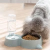 Hot Sale Plastic Material Pet Feeder Pet Bowl Water Food Automatic Dog Cat Feeder