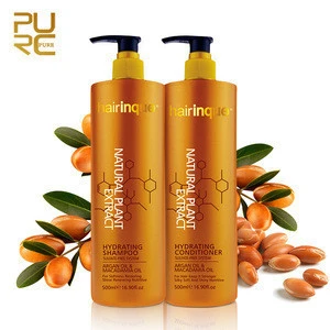 Hot sale product list macadamia oil argan oil ingredient hair conditioner and sulfate free shampoo keep hair silky all day