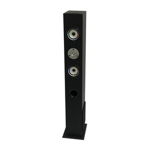 hot selling 40w wireless home theatre wooden multimedia tower speaker with subwoofer