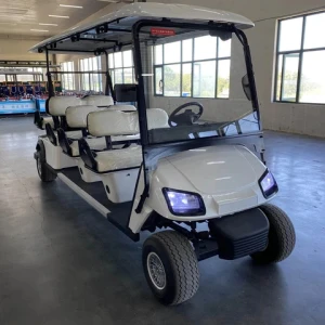 Hot Selling 5KW Farm Utility Off Road Electric 6 Seater Golf Cart with Folding Windshield amusement park use