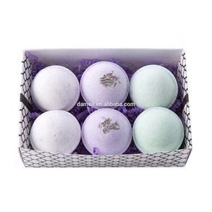 Hot Selling Colors Private Labal 100% Natural Fragrance Spa Moisturizing Rich Bubble 60g Fizzy Organic Bath Bombs