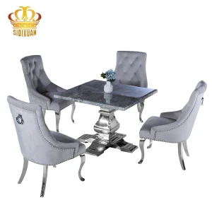 Hot selling luxury dining table set modern dining room furniture table