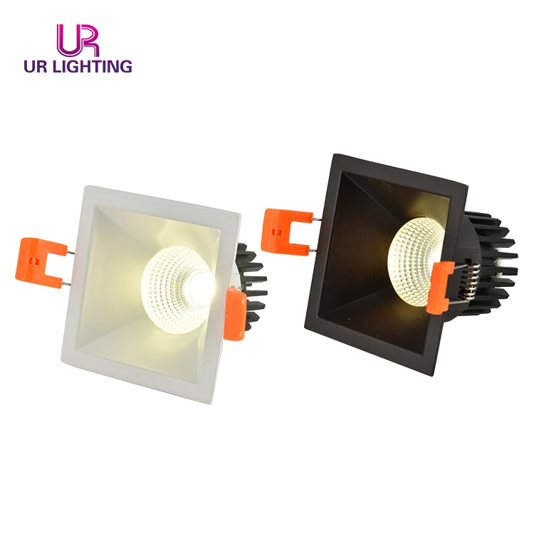 Hot selling modern square aluminum home COB 7 watt indoor dimmable recessed LED Spot Lamp