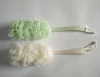 Hot selling Plastic Handle Mesh body brush back exfoliating bath brush