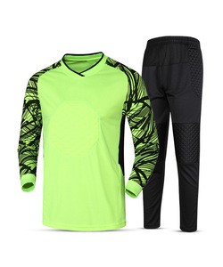 Hot selling popular soccer uniform Custom All Size Goalkeeper Soccer Uniform, Goalkeeper Jersey and Pant Soccer wears