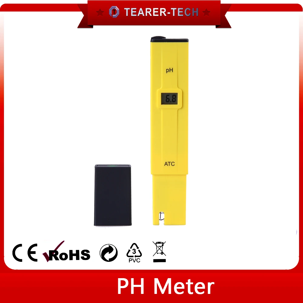 Hot selling portable lcd backlight digital pen type ph meter on sale TL-PH009