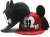 Import Hot selling stylish cool Mickey style black big mouse ear Baseball hats hiphop snapback children child baby cute kids mesh caps from China