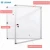 Import Hot Selling Wall Mounted Notice Board Decoration Aluminum Frame Message Board Standard Bulletin Board Sizes with Lockable Door from China