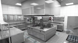 Hotel Restaurant School Hospital Factory Kitchen Design One Shop Serve Buffet Catering Equipment Kitchen