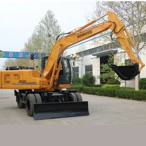 HT125w   Shangdong  hengte  brand 12  ton wheel excavator for sale