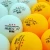 Import HUIESON 100pcs/bag OEM Custom Printing Logo 40mm High-Quality Celluloid 3 Star  Ping Pong Table Tennis Ball from China