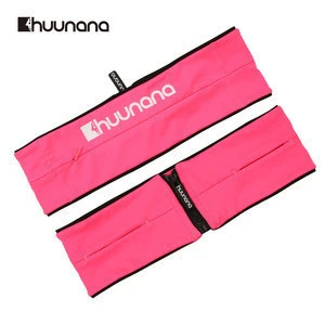 HUUNANA branded ultrathin design lycra running waist belt sport waist bag