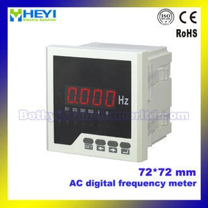 HY-F61 Measure frequency 72*72mm with high precision LED digital hz frequency meter