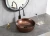 Import HY8069D52 Countertop bathroom basin sink wholesale ceramic art basin design from China