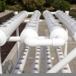 Hydroponics Nft System with 108 Holes Kits Vertical Hydroponics PVC Pipe Plant Vegetable