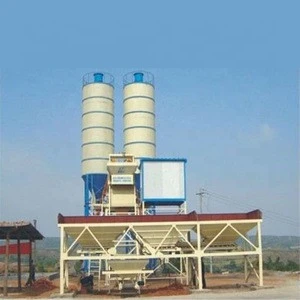 HZS 35 electric concrete mixer with pump,dry mortar mixing plant,concrete batching plant 35m3