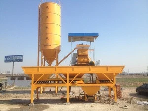 HZS35 Lifting Hopper Stationary Ready Mix Concrete Batching Plant