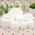 IBELONG hot sale 3g 5g 10g 15g 30g 50g 80g cheap empty frosted white cosmetic pp plastic packaging jar for cream manufacturer