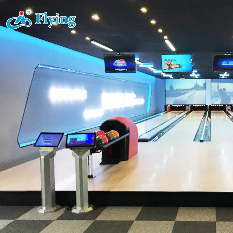 Indoor entertainment bowling ball arcade game machine