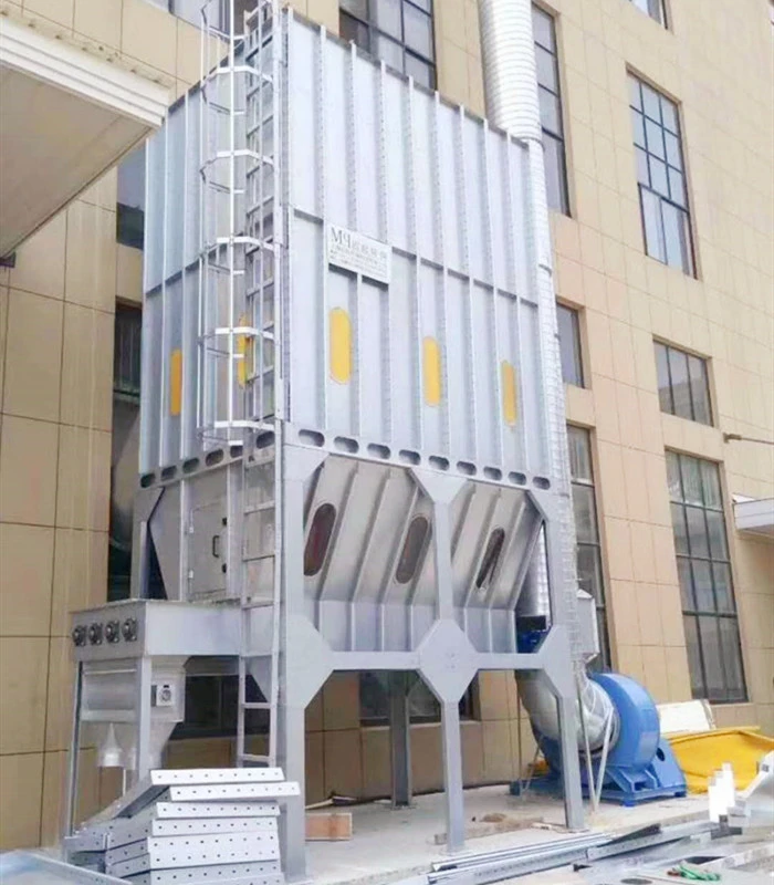 Industrial bag house dust collector for sawdust woodworking machine