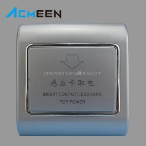 Intelligent card switch Optocoupler type Hotel Key Card Switch ,Can Gain Power