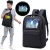 Import Intelligent voice control dazzle color flashing lights school students led backpack bag for men and women from China