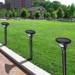 Ip65 Waterproof Outdoor All In One Daylight Dusk to Dawn PIR motion sensor Solar Lawn Light Solar Led Garden Light