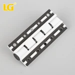 ISO9001 NIingbo OEM Aluminum Alloy Zinc Alloy Adjustable Spring Powder Coating Hinge For Door