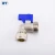 Import Isolation Valve 1 4 1 2 External Thread Joint Brass Water Heater Right Angle Ball Valve from China